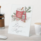 Hot Chocolate and Cookies Winter Baby Shower 台座サイン (インサイチュ)