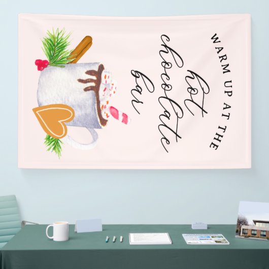 Hot Chocolate Bar 横断幕 (トレードショー)