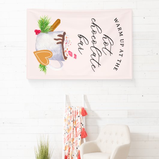 Hot Chocolate Bar 横断幕 (インサイチュ)