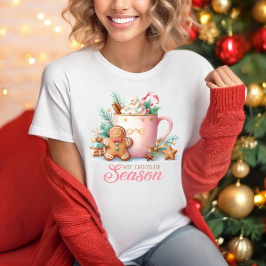 Hot Chocolate Christmas Season t-shirt Tシャツ