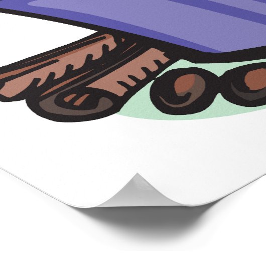 hot chocolate cocoa ポスター (角)