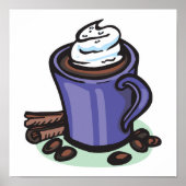 hot chocolate cocoa ポスター (正面)