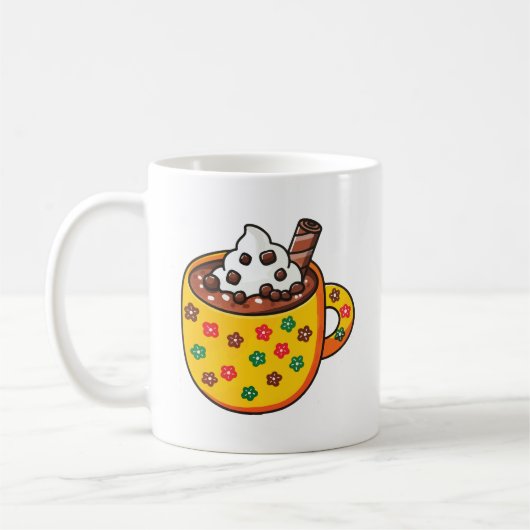 Hot chocolate cup  コーヒーマグカップ (左)