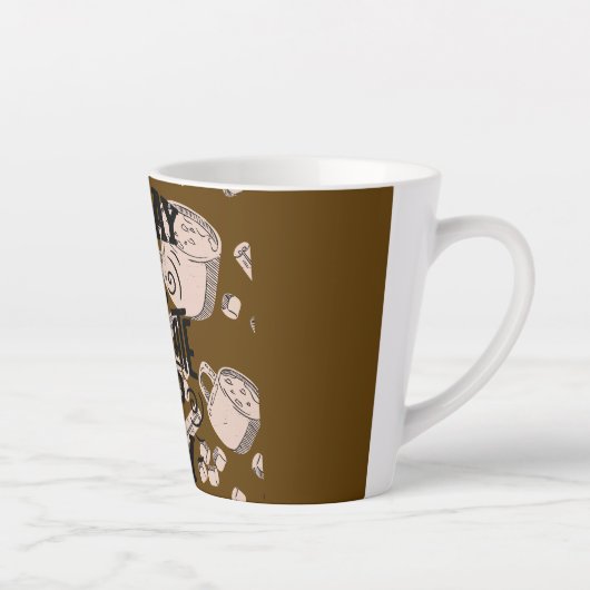 Hot Chocolate Kind of Day カフェラテマグ (右)