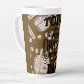 Hot Chocolate Kind of Day カフェラテマグ (左アングル)