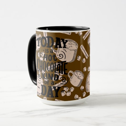 Hot Chocolate Kind of Day マグカップ (正面左)