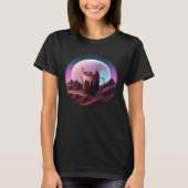 Hot Chocolate Synthwave 80s Retrowave Aesthetic Tシャツ (正面)