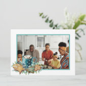 Hot Chocolate with Cookie and Greeneryフラットフォト シーズンカード (スタンド正面)