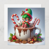 Hot coco Flat Holiday Card シーズンカード (正面/裏面)