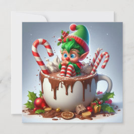 Hot coco Flat Holiday Card シーズンカード