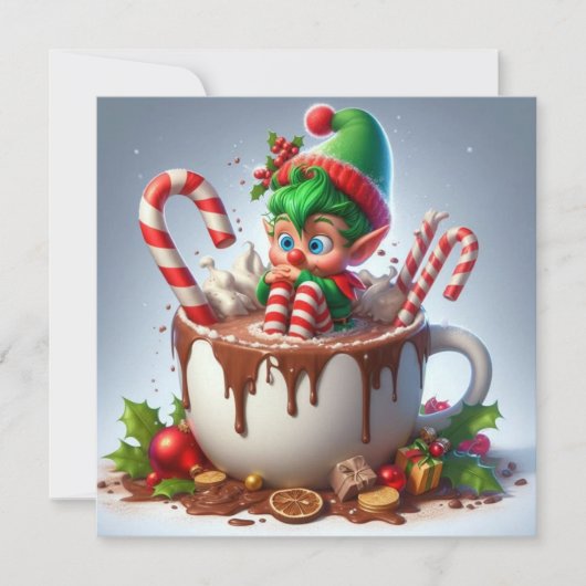 Hot coco Flat Holiday Card シーズンカード (正面)