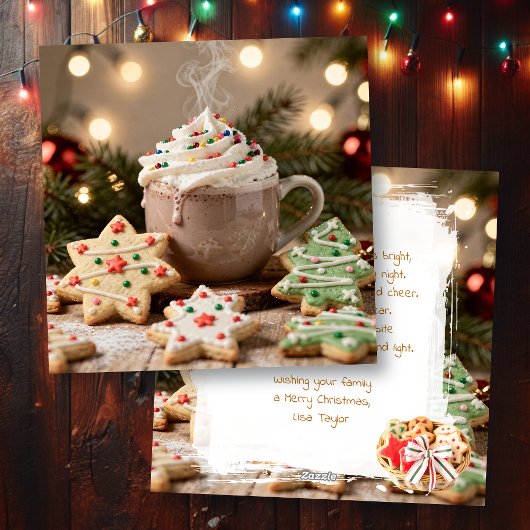 Hot Cocoa and Sugar Cookies | Christmas シーズンカード