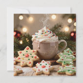 Hot Cocoa and Sugar Cookies | Christmas シーズンカード (正面)