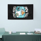 Hot Cocoa and Winter Charm - Snow Fall Cocoa Calls 横断幕 (トレードショー)