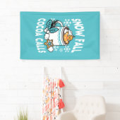 Hot Cocoa and Winter Charm - Snow Fall Cocoa Calls 横断幕 (インサイチュ)