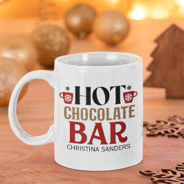 Hot Cocoa Bar Funny Christmas コーヒーマグカップ