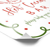 Hot Cocoa bar sign フォトプリント (角)