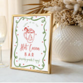 Hot Cocoa bar sign フォトプリント