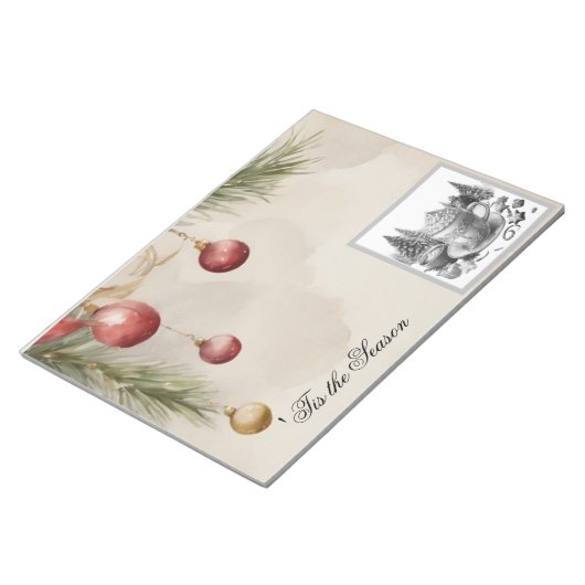 Hot Cocoa Christmas Notepad - Cozy Notes for the H ノートパッド (アングル)
