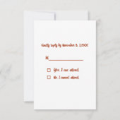 Hot Cocoa & Conversation RSVP Response Card (裏面)