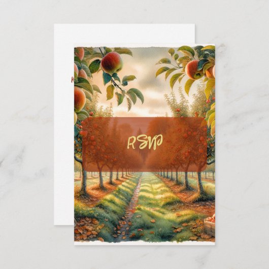 Hot Cocoa & Conversation RSVP Response Card (正面/裏面)