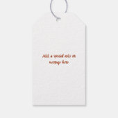 Hot Cocoa & Conversation Thank You ギフトタグ (裏面)