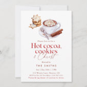 Hot Cocoa Cookies & Christ Christmas Party  招待状 (正面)