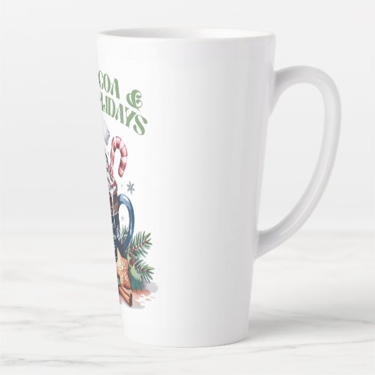Hot Cocoa & Cozy Holidays カフェラテマグ (右)