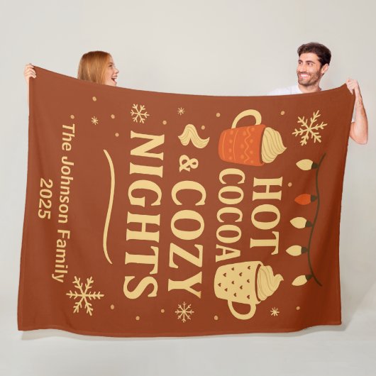 Hot Cocoa & Cozy Nights Family Blanket フリースブランケット (インサイチュ)