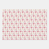 Hot Cocoa Holiday Party Watercolor Art ラッピングペーパーシート (正面)