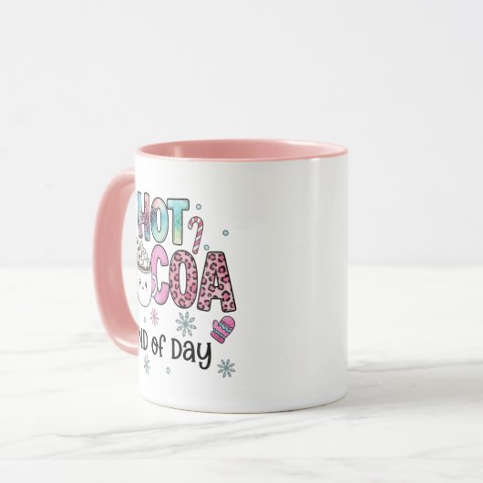 Hot Cocoa Kind of Day マグカップ (正面左)