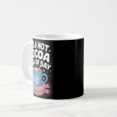 Hot Cocoa Kind Of Day Cozy Winter Drink Lover Fest コーヒーマグカップ (正面左)