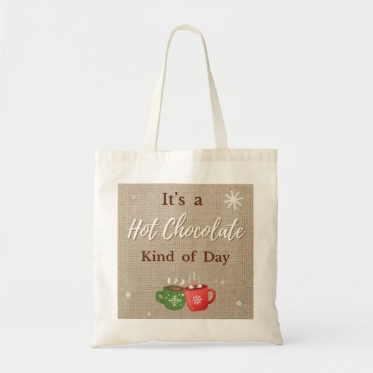 Hot Cocoa Kind of Day mugs Tote トートバッグ (正面)