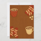 Hot Cocoa & Pajamas Christmas Party Invitation  招待状 (裏面)