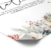 Hot Cocoa Station Christmas Holiday Tea Party ポスター (角)