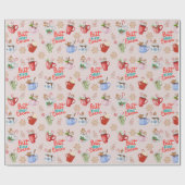 Hot Cocoa Themed, Christmas ラッピングペーパー (フラット)