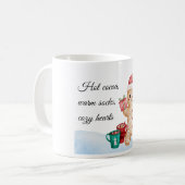 Hot Cocoa, Warm Socks Mug – Cozy Christmas Mug コーヒーマグカップ (正面左)