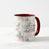 Hot Coffee Merry Christmas マグカップ (正面右)