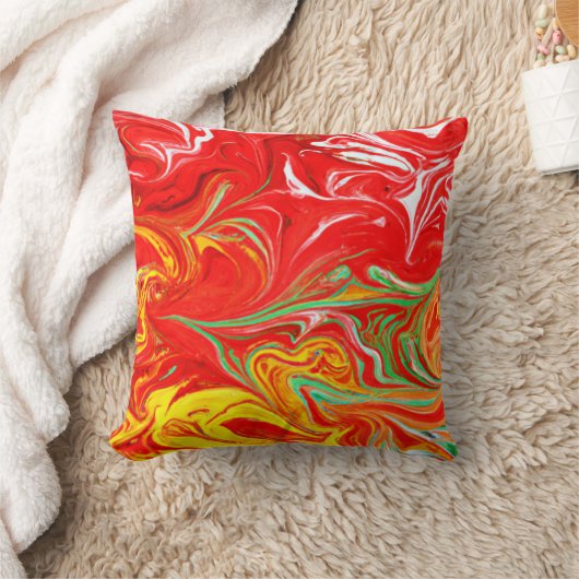 Hot Colors Patterns Art.買Now クッション (ブランケット)