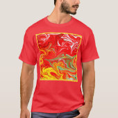 Hot Colors Patterns Art.買Now Tシャツ (正面)