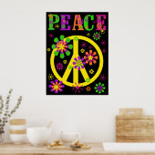 Hot Colors Peace Poster ポスター (キッチン)