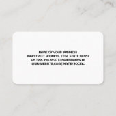 Hot Cup of Coffee | Wood Table 名刺 (裏面)