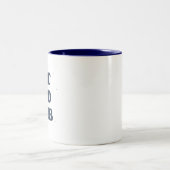 Hot Dad Club Mug Funny Dad Coffee Cup Gift Idea ツートーンマグカップ (中央)