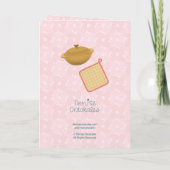 Hot Dish Coming Through! – Funny Retro Sass カード (裏面)