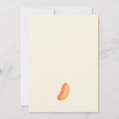 Hot Dog! Cook out themed, Any age birthday  招待状 (裏面)