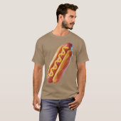 Hot Dog Cool Fastfood Logo Tシャツ (正面フル)
