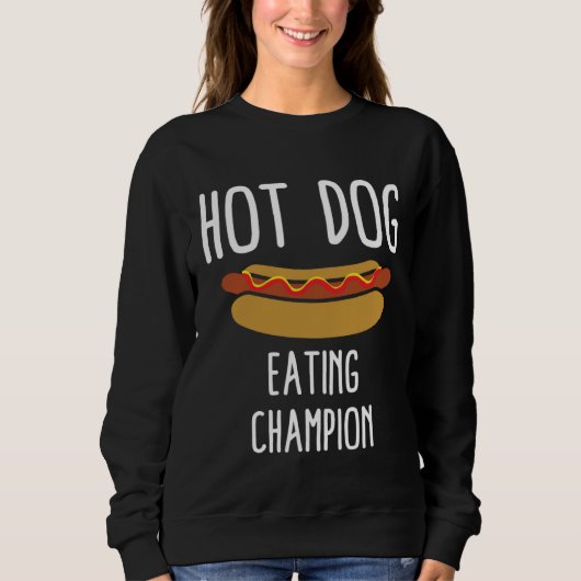 Hot Dog Eating Champion スウェットシャツ (正面)