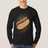 hot dog  for  for fans of wiener tシャツ (正面)