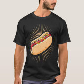 hot dog  for  for fans of wiener tシャツ (正面)