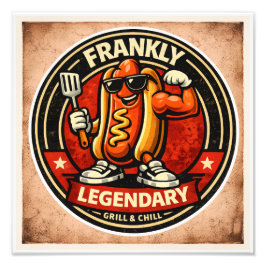 Hot Dog - Frankly Legendary - Foodie Fiends フォトプリント